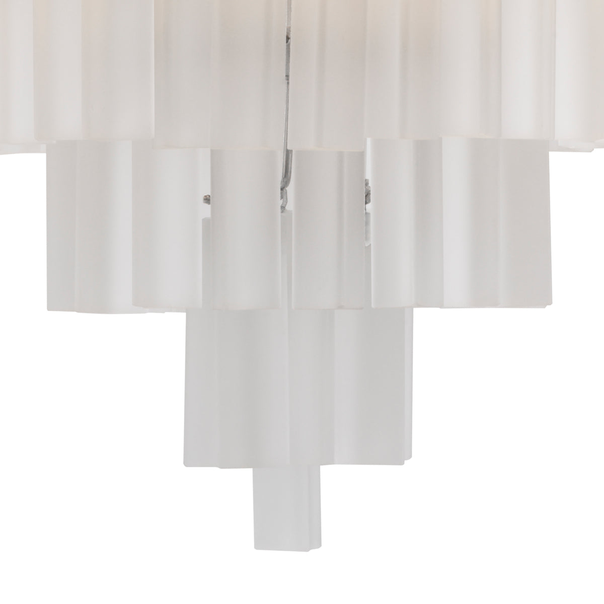 Nickel Frosted Glass Chandelier Nova | Eichholtzmh.com