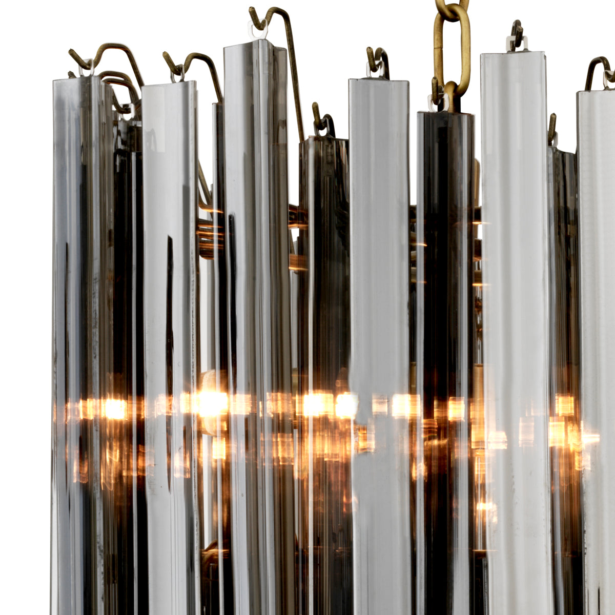 Tapered Glass Rods Chandelier Salerno | Eichholtzmh.com