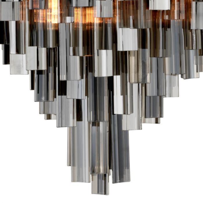Chandelier Salerno smoke glass