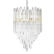 Tapered Glass Rods Chandelier Salerno | Eichholtzmh.com