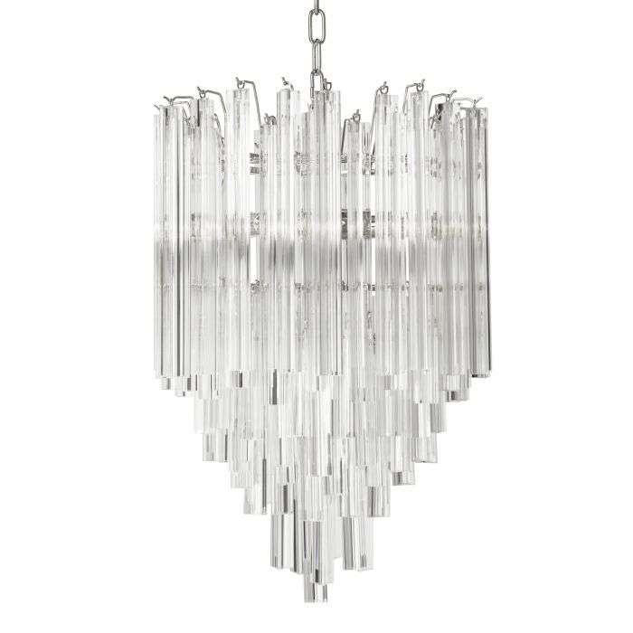 Chandelier Salerno clear glass