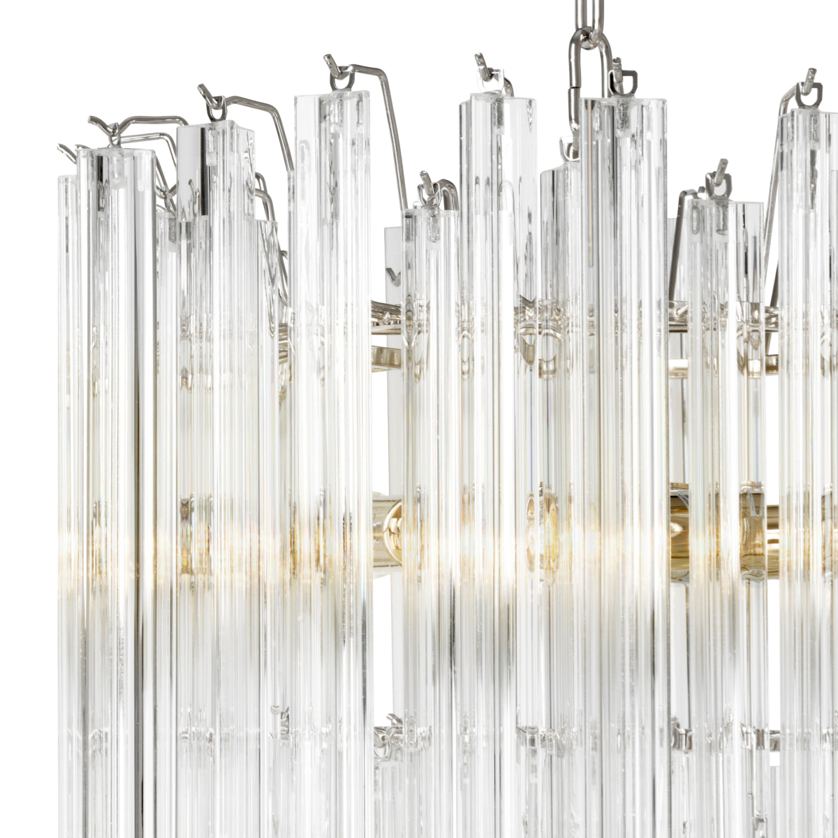 Tapered Glass Rods Chandelier Salerno | Eichholtzmh.com