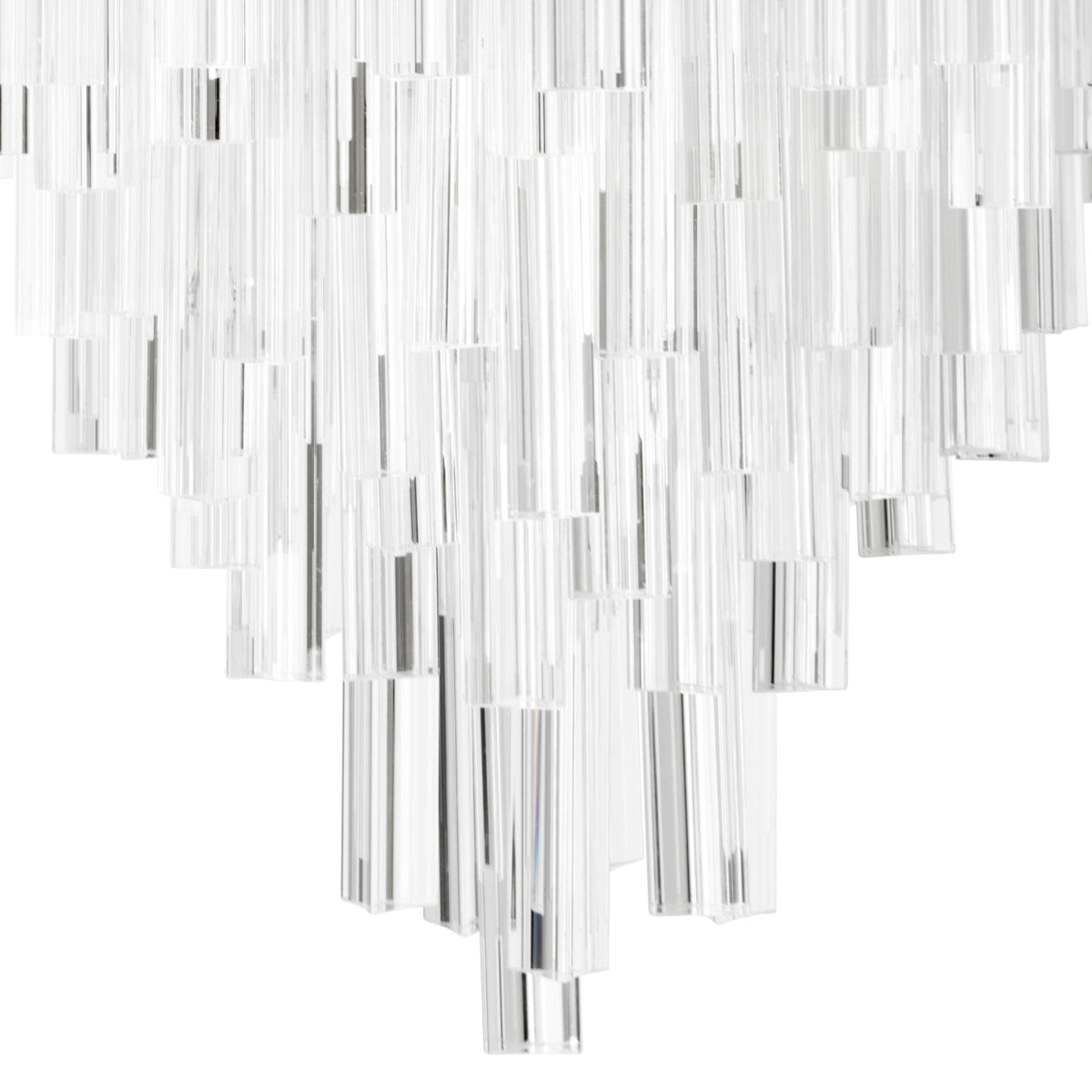 Tapered Glass Rods Chandelier Salerno | Eichholtzmh.com