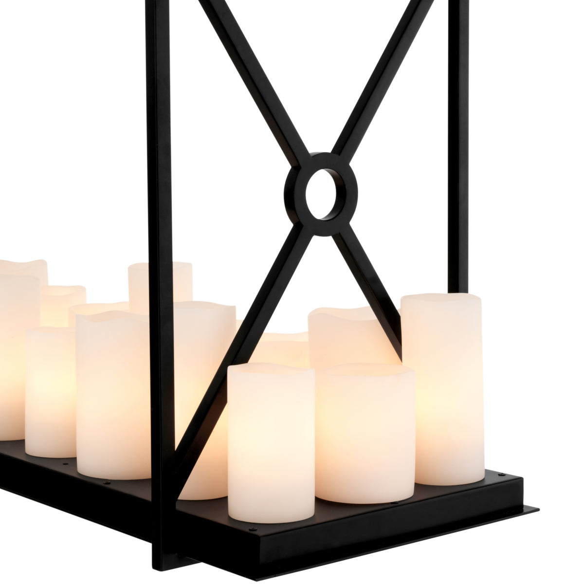 Rectangle Black Candle Chandelier Commodore | Eichholtzmh.com