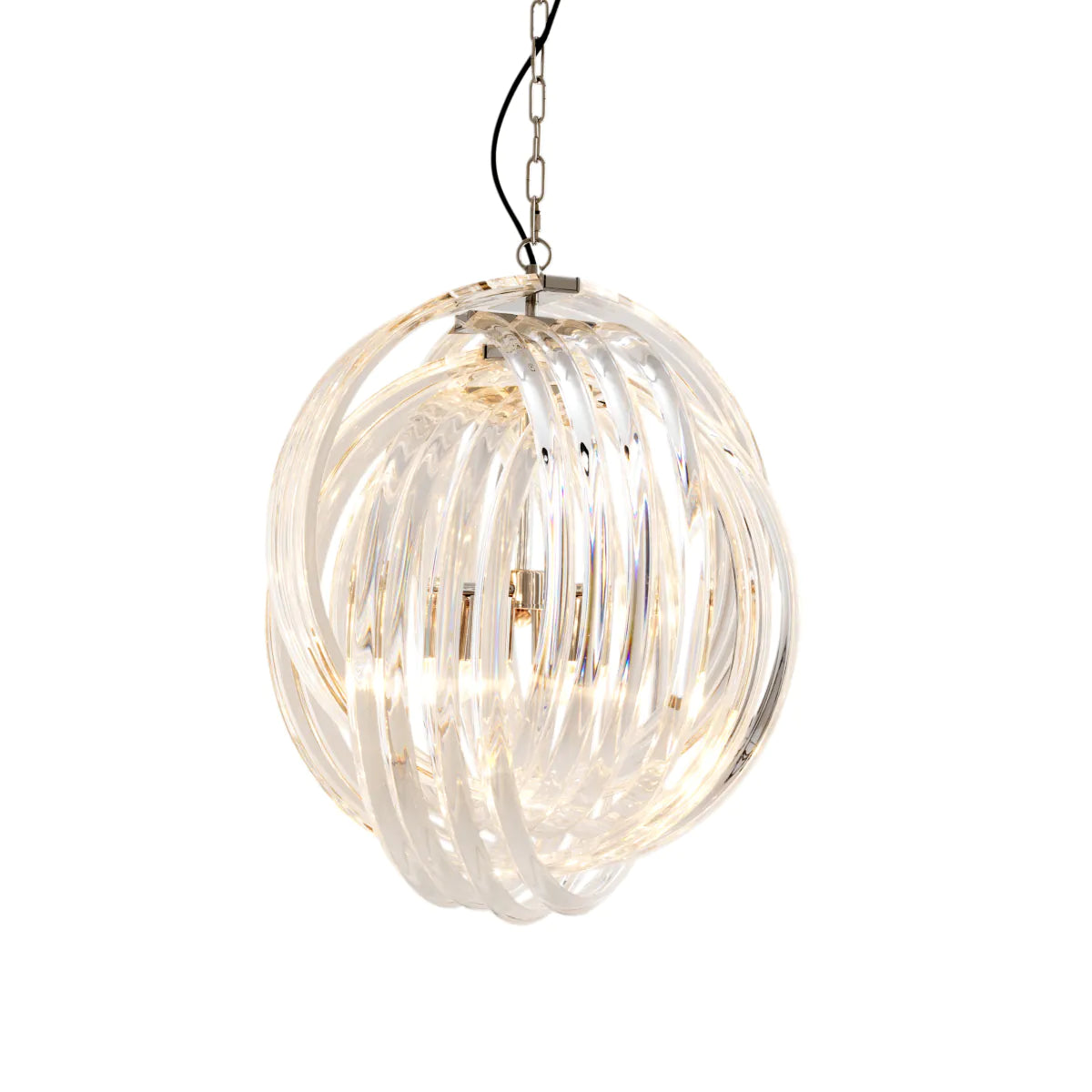 Lucite Loop Chandelier Marco Polo | Eichholtzmh.com