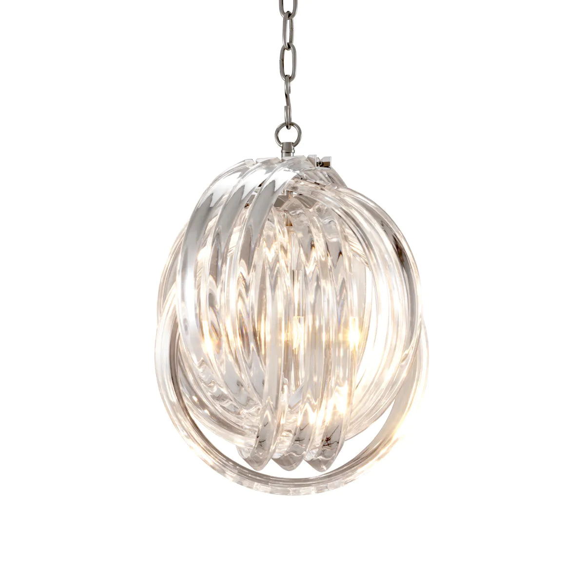 Lucite Loop Chandelier Marco Polo | Eichholtzmh.com