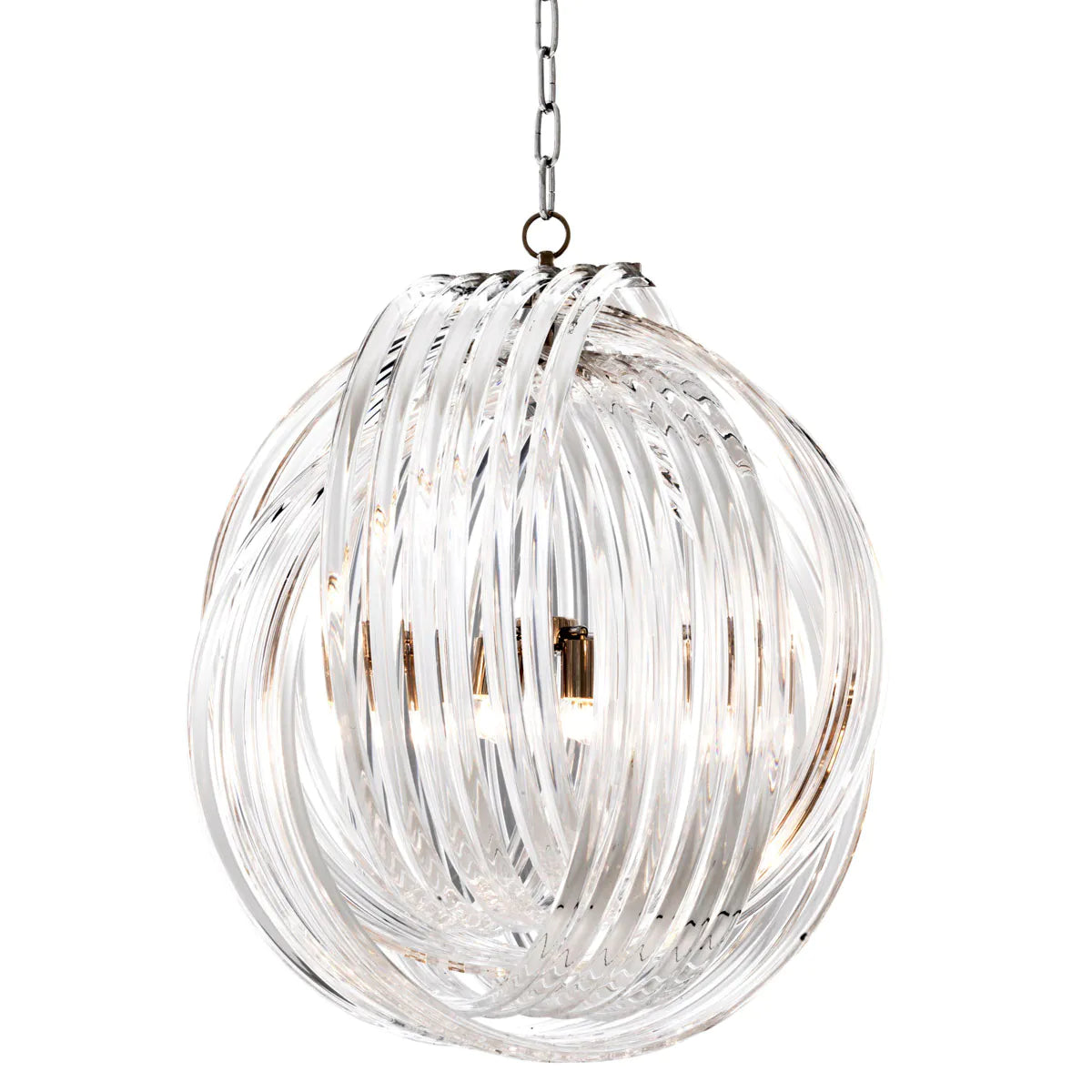 Lucite Loop Chandelier Marco Polo | Eichholtzmh.com