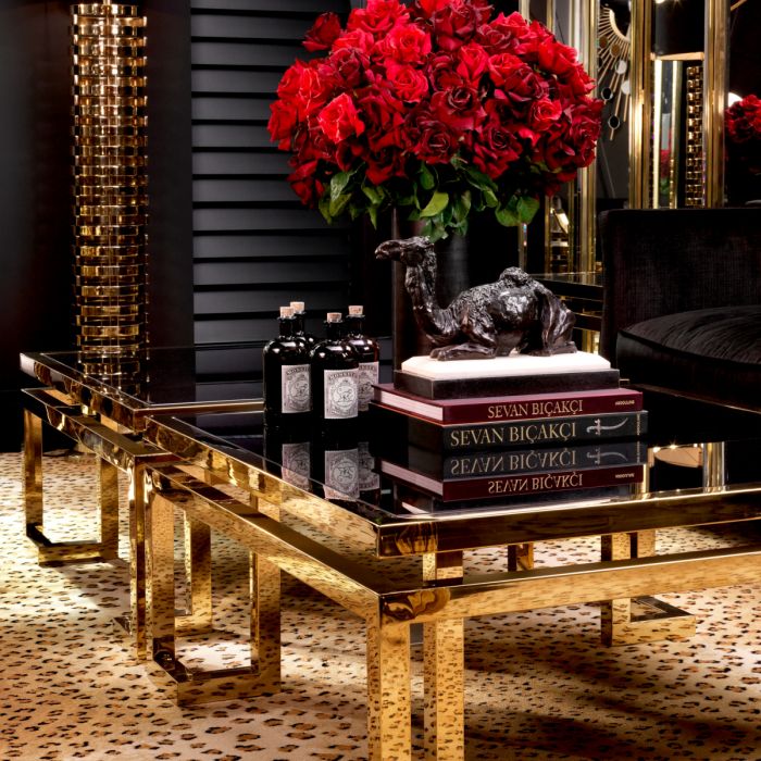 Coffee Table Palmer gold finish