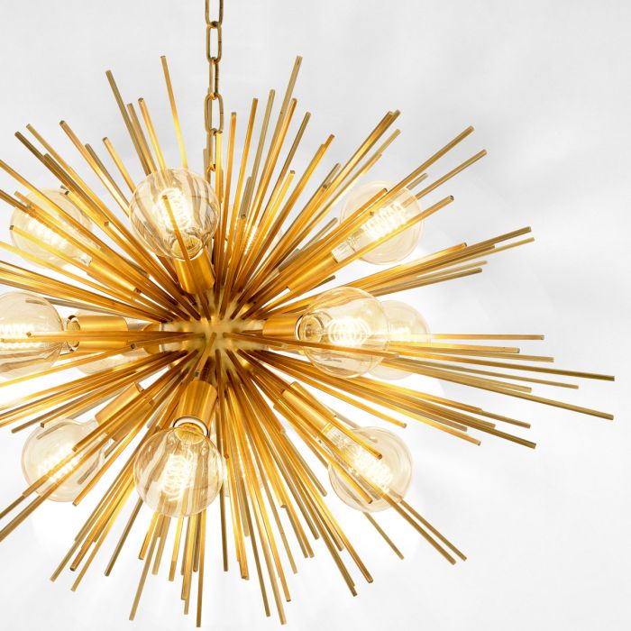 Chandelier Boivin matte brass finish