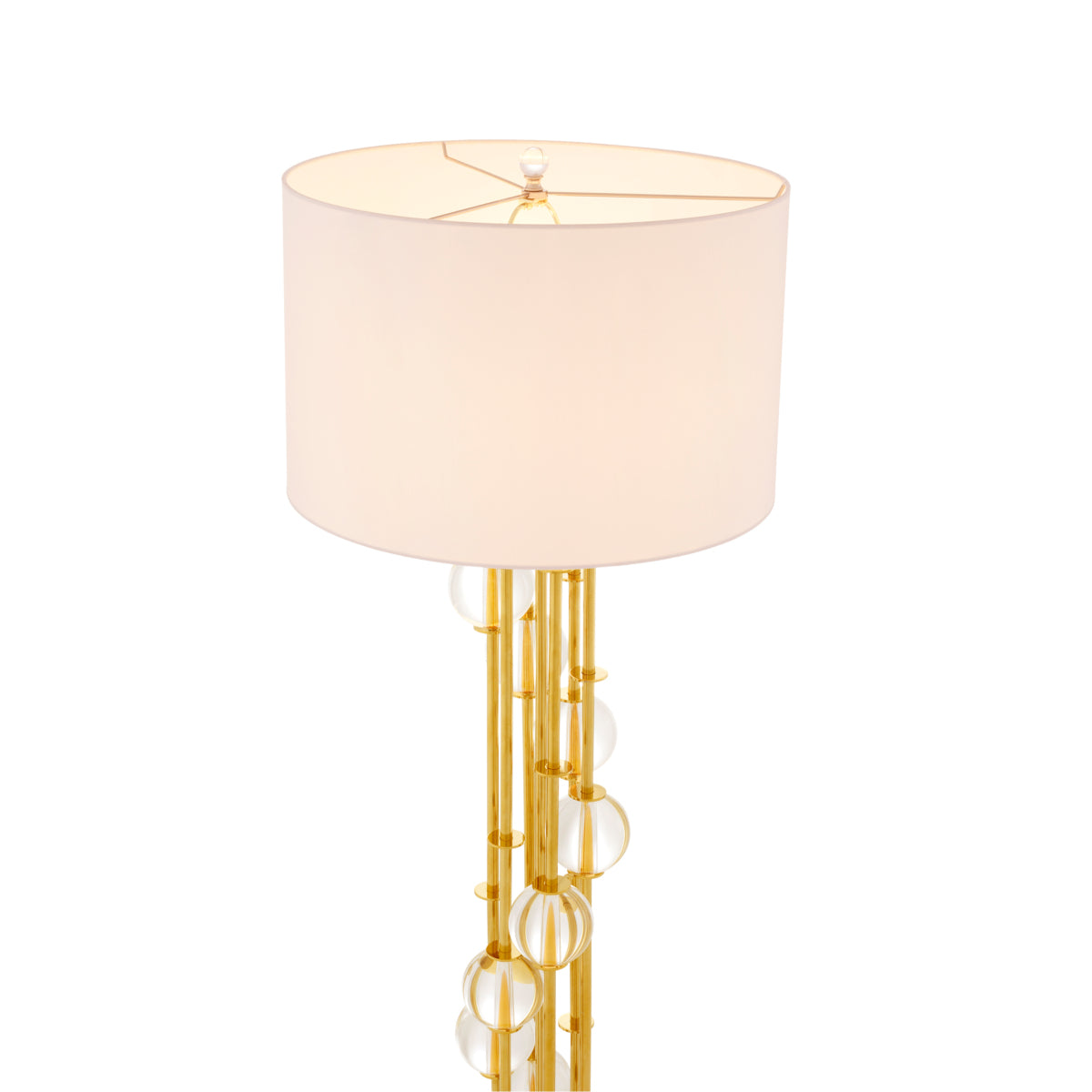 Gold Crystal Floor Lamp Lorenzo | Eichholtzmh.com