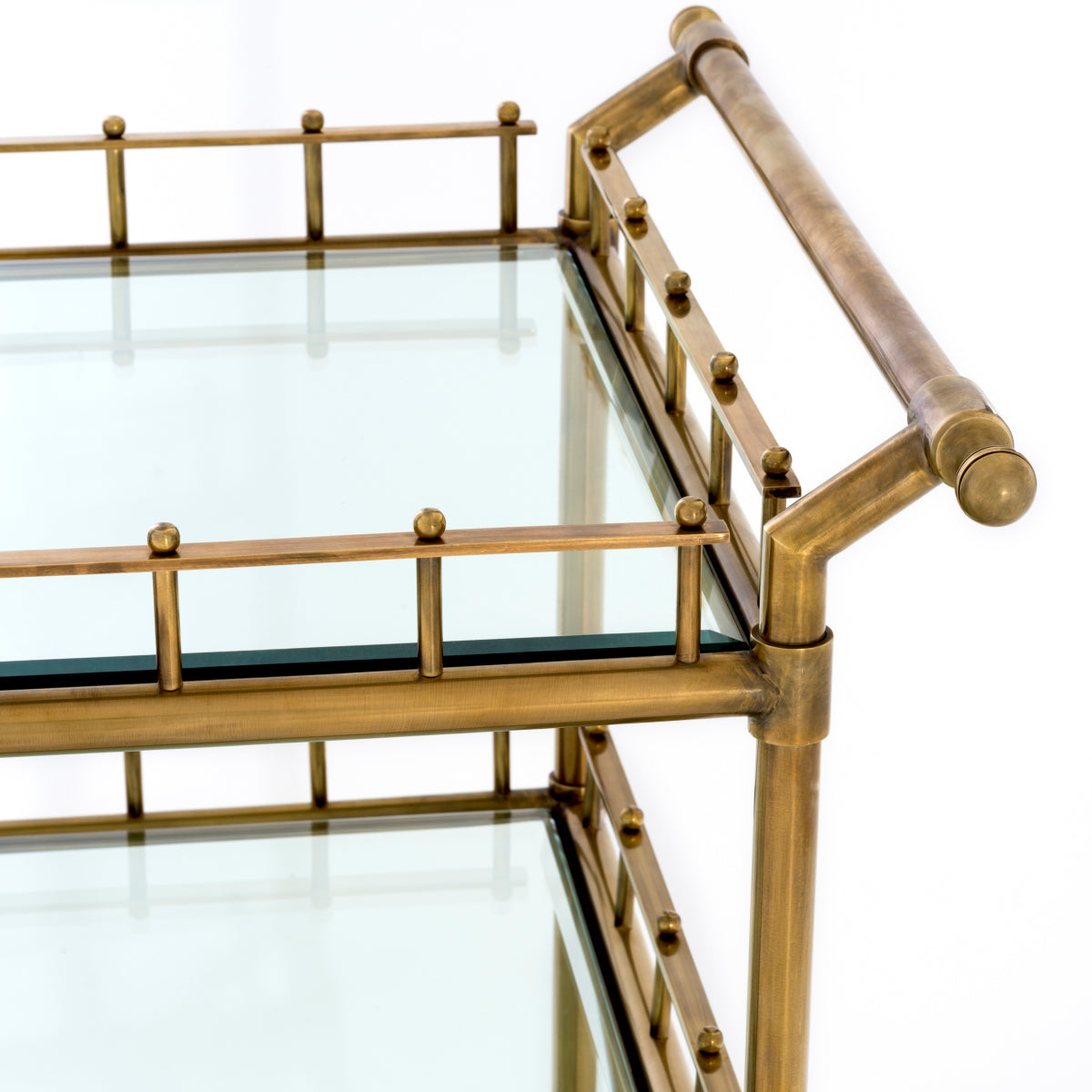 Vintage Brass Trolley Scarlett | Eichholtzmh.com