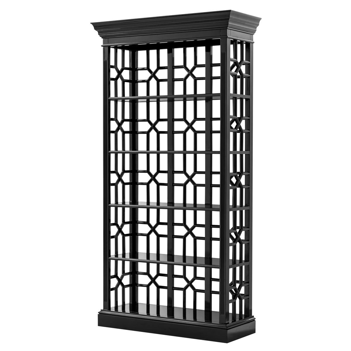 Black Glass Display Cabinet Colliers | Eichholtzmh.com