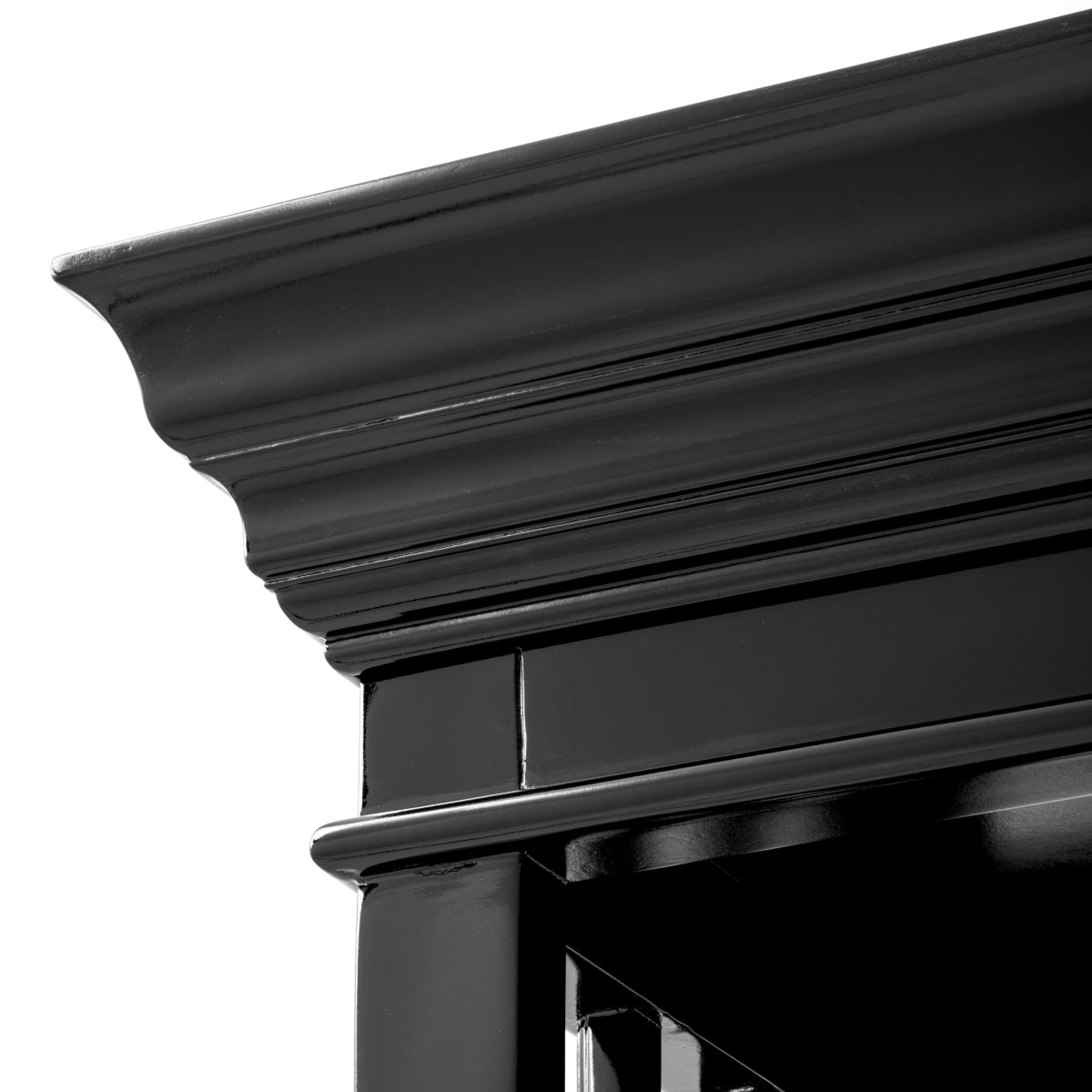 Black Glass Display Cabinet Colliers | Eichholtzmh.com