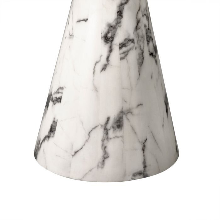 Dining Table Turner white faux marble