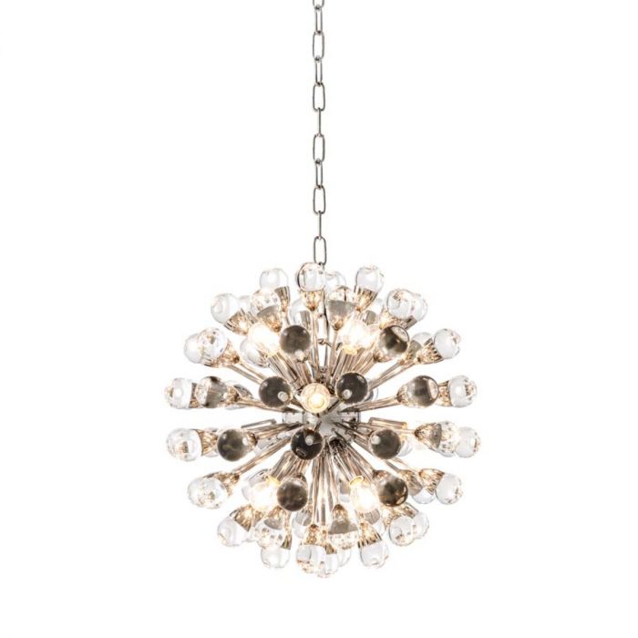 Chandelier Anto S nickel finish