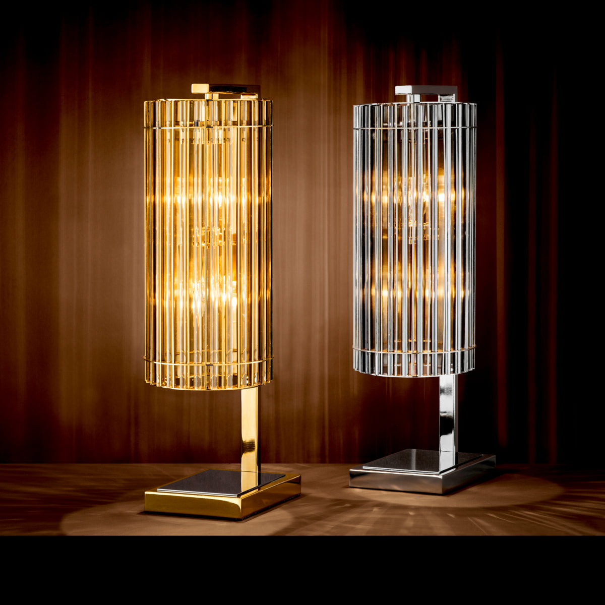 Sculptural Glass Table Lamp Pimlico | Eichholtzmh.com