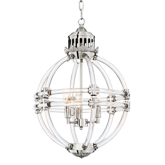 Chandelier Impero nickel finish