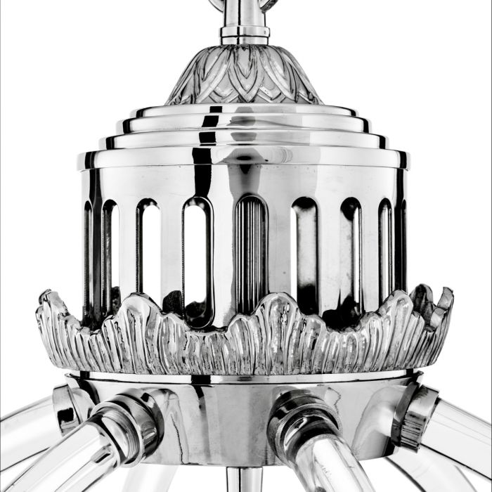 Chandelier Impero nickel finish