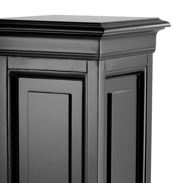 Column Salvatore waxed black finish 100 cm
