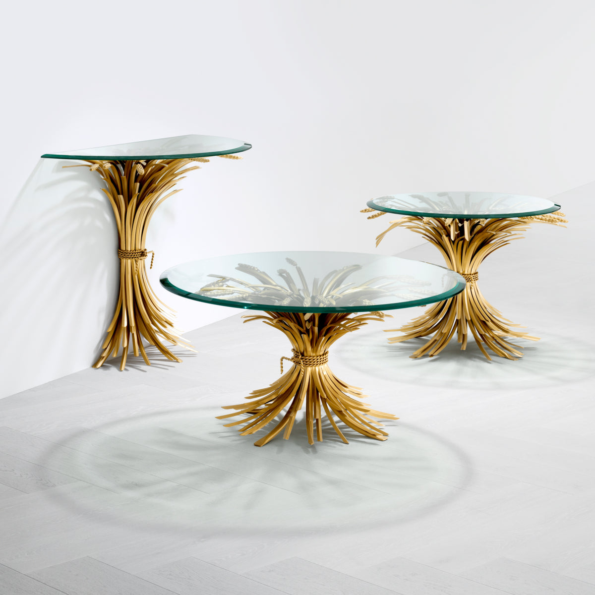 Sheaf Wheat Side Table Bonheur | Eichholtzmh.com