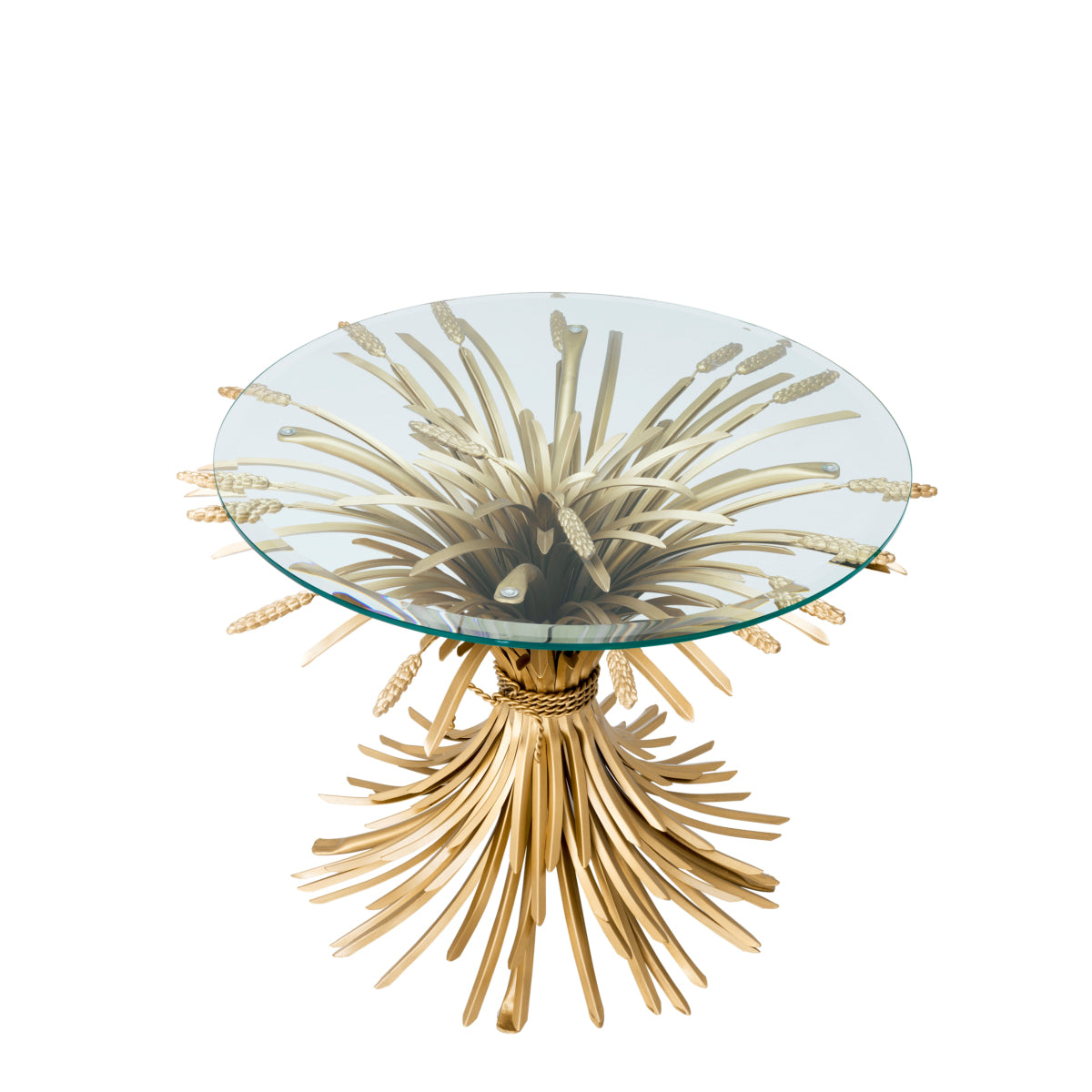 Sheaf Wheat Side Table Bonheur | Eichholtzmh.com