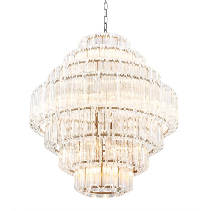 Chandelier Vittoria L nickel finish