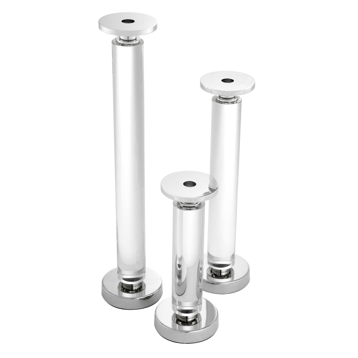 Crystal Glass Candle Holders (3) Chapman | Eichholtzmh.com 