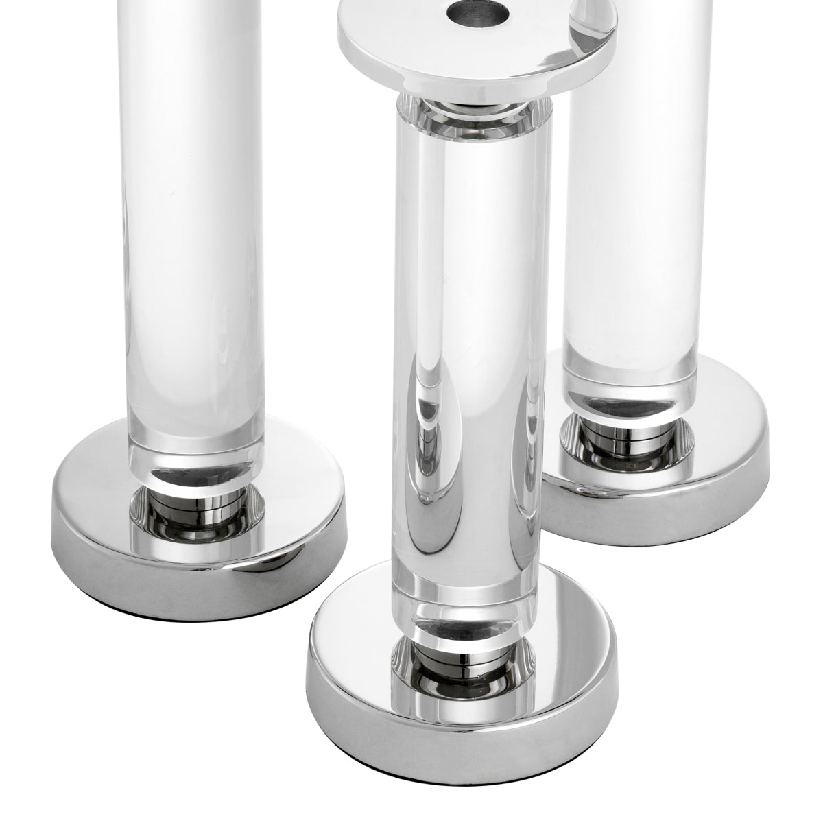 Crystal Glass Candle Holders (3) Chapman | Eichholtzmh.com 