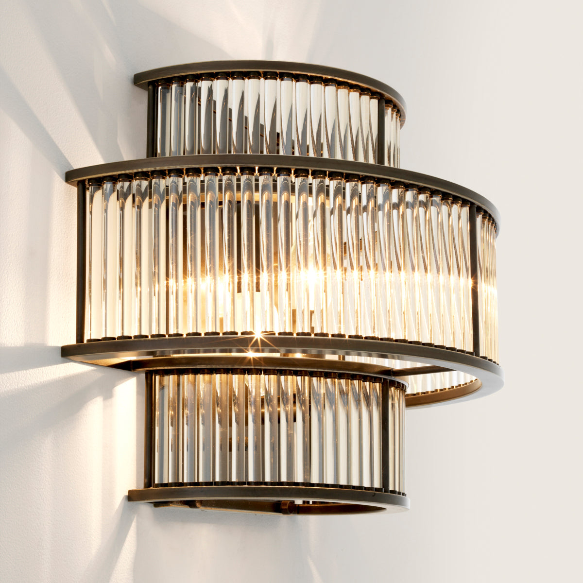 Layered Glass Wall Sconce Mancini | Eichholtzmh.com