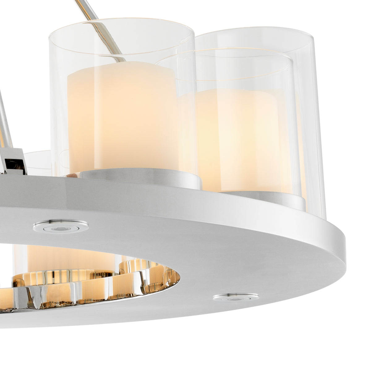 Polished Steel Chandelier Summit Round | Eichholtzmh.com