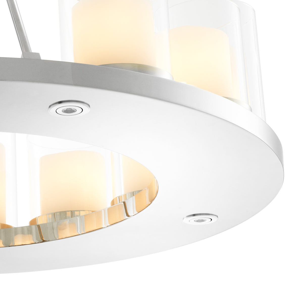Polished Steel Chandelier Summit Round | Eichholtzmh.com