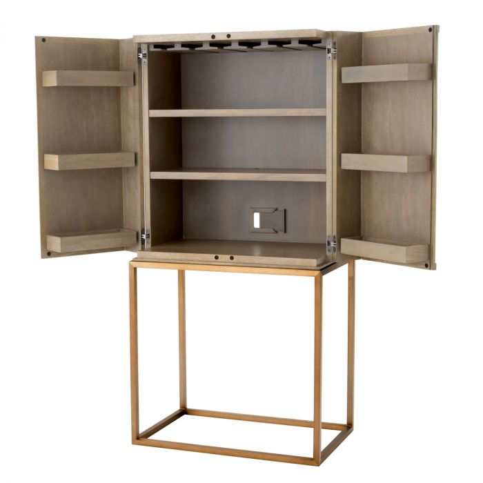Bar Cabinet Highland washed oak veneer