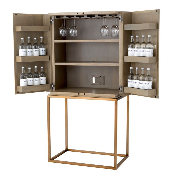 Bar Cabinet Highland washed oak veneer
