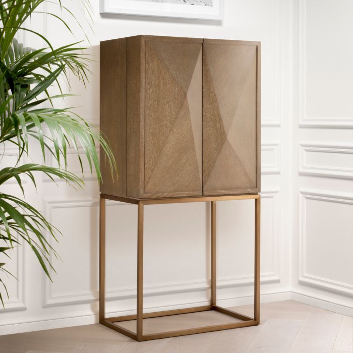 Bar Cabinet Highland washed oak veneer