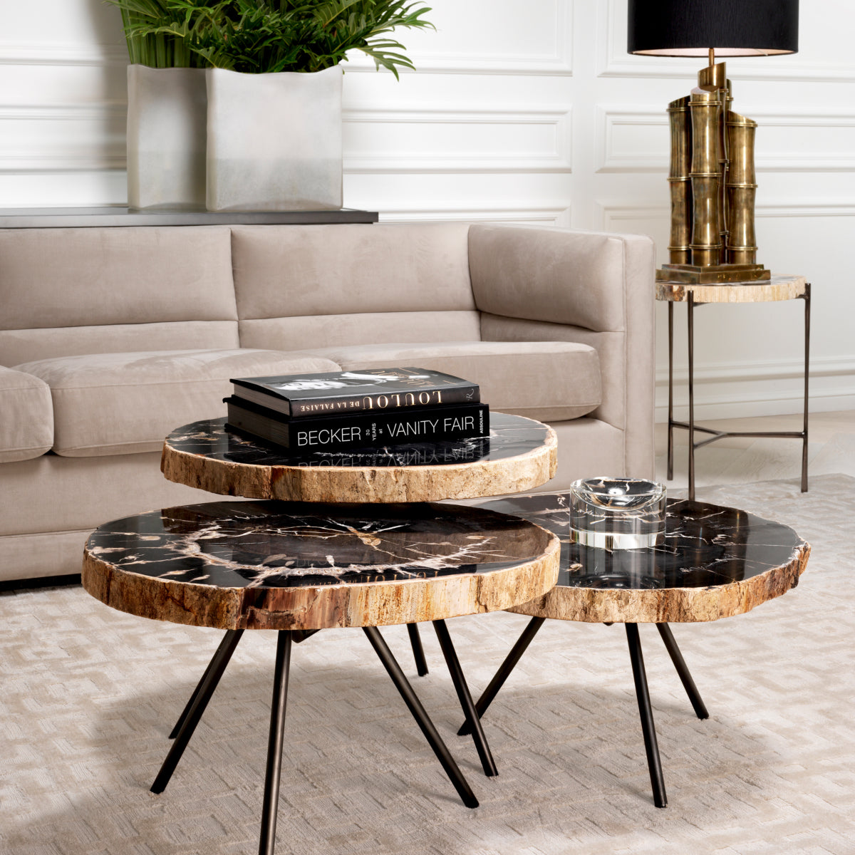 Petrified Coffee Table (3) De Soto | Eichholtzmh.com