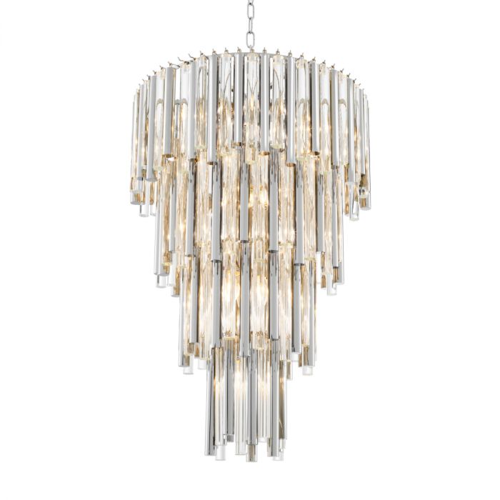 Chandelier Gigi L nickel finish