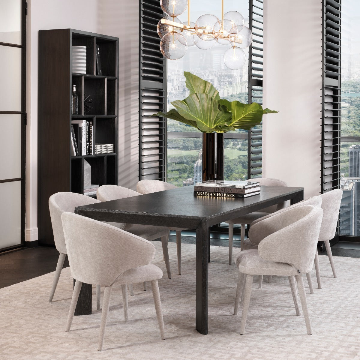 Charcoal Oak Dining Table Tremont | Eichholtzmh.com