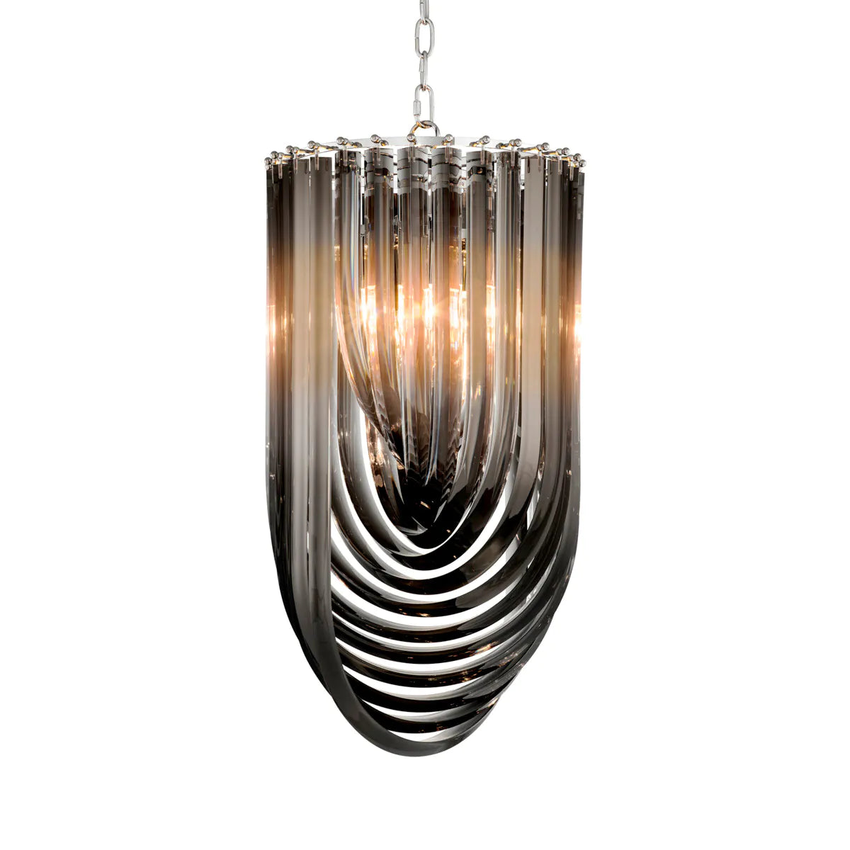Lucite Loop Chandelier S Murano | Eichholtzmh.com