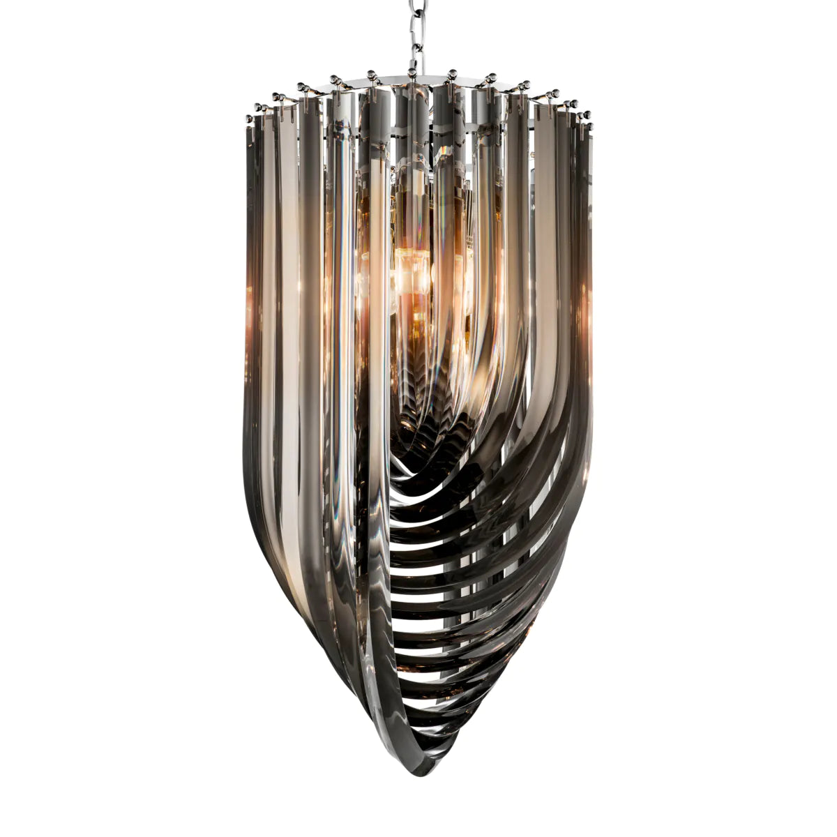 Lucite Loop Chandelier S Murano | Eichholtzmh.com