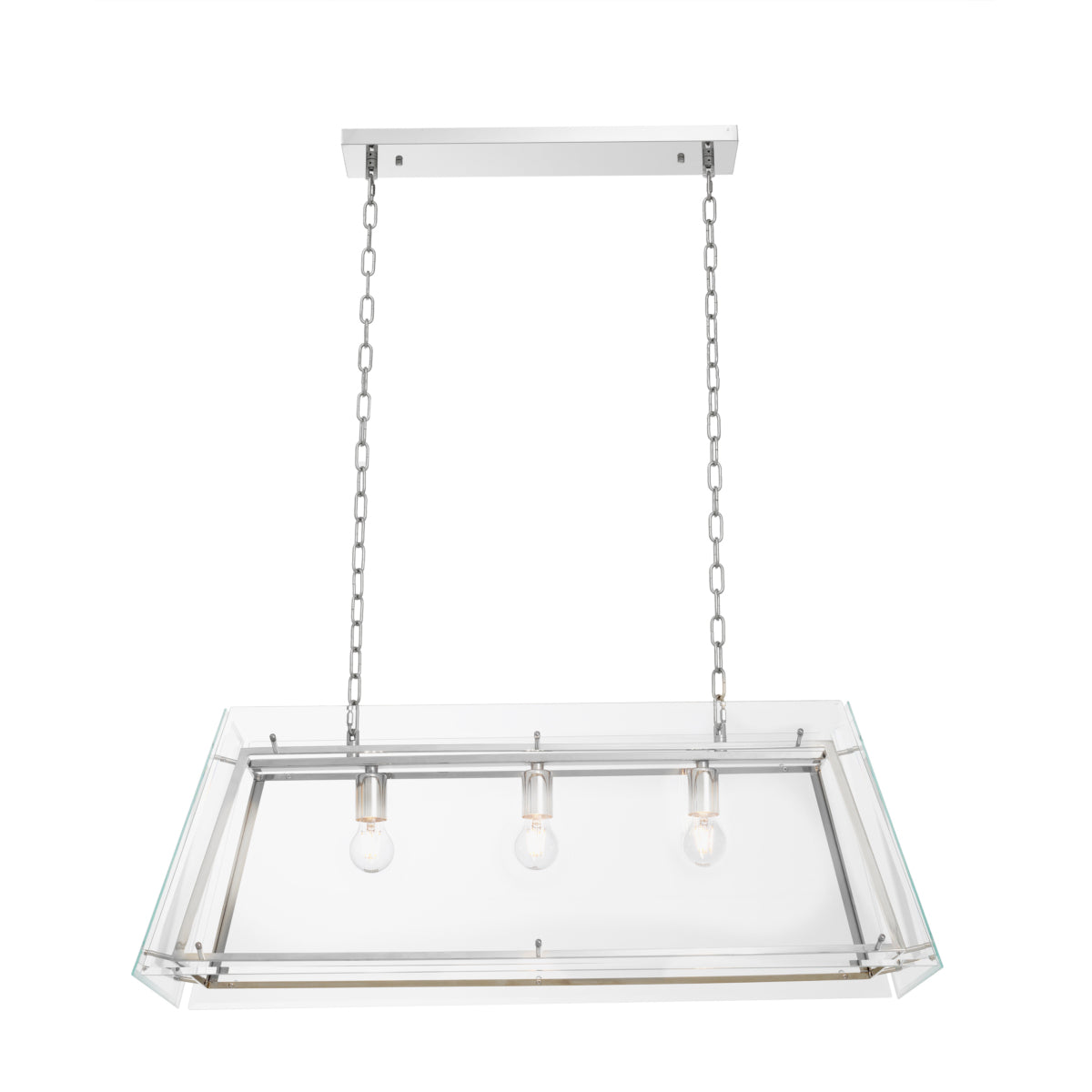 Nickel Minimalist Island Chandelier L Azure | Eichholtzmh.com 