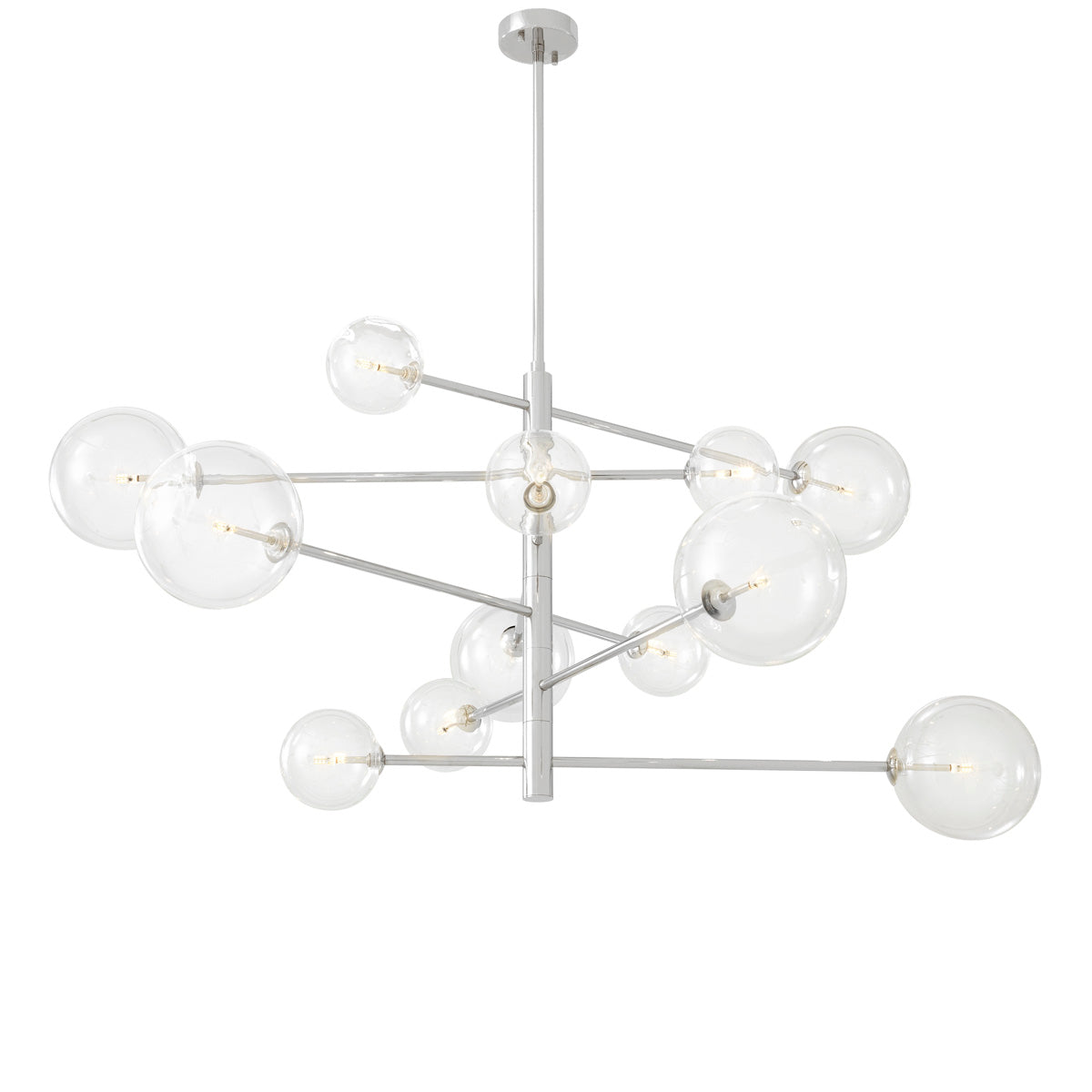 Clear Glass Chandelier Argento L | Eichholtzmh.com