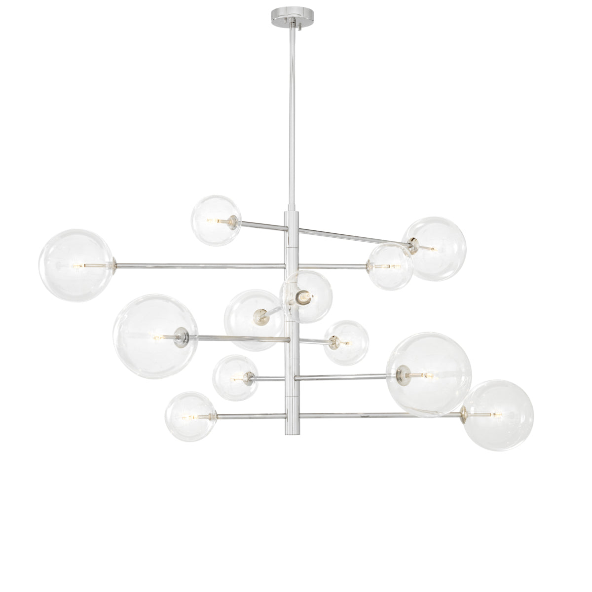Clear Glass Chandelier Argento L | Eichholtzmh.com