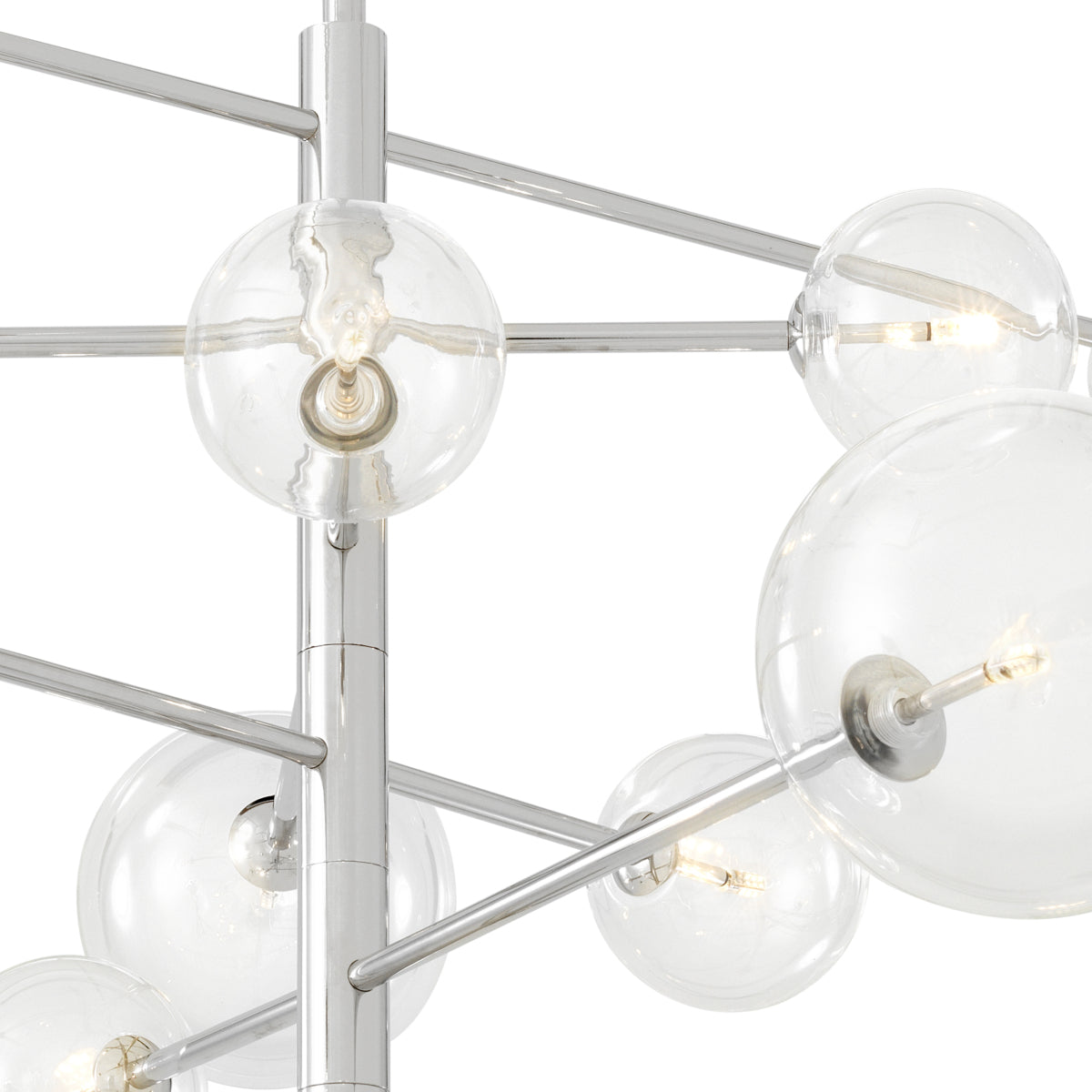 Clear Glass Chandelier Argento L | Eichholtzmh.com