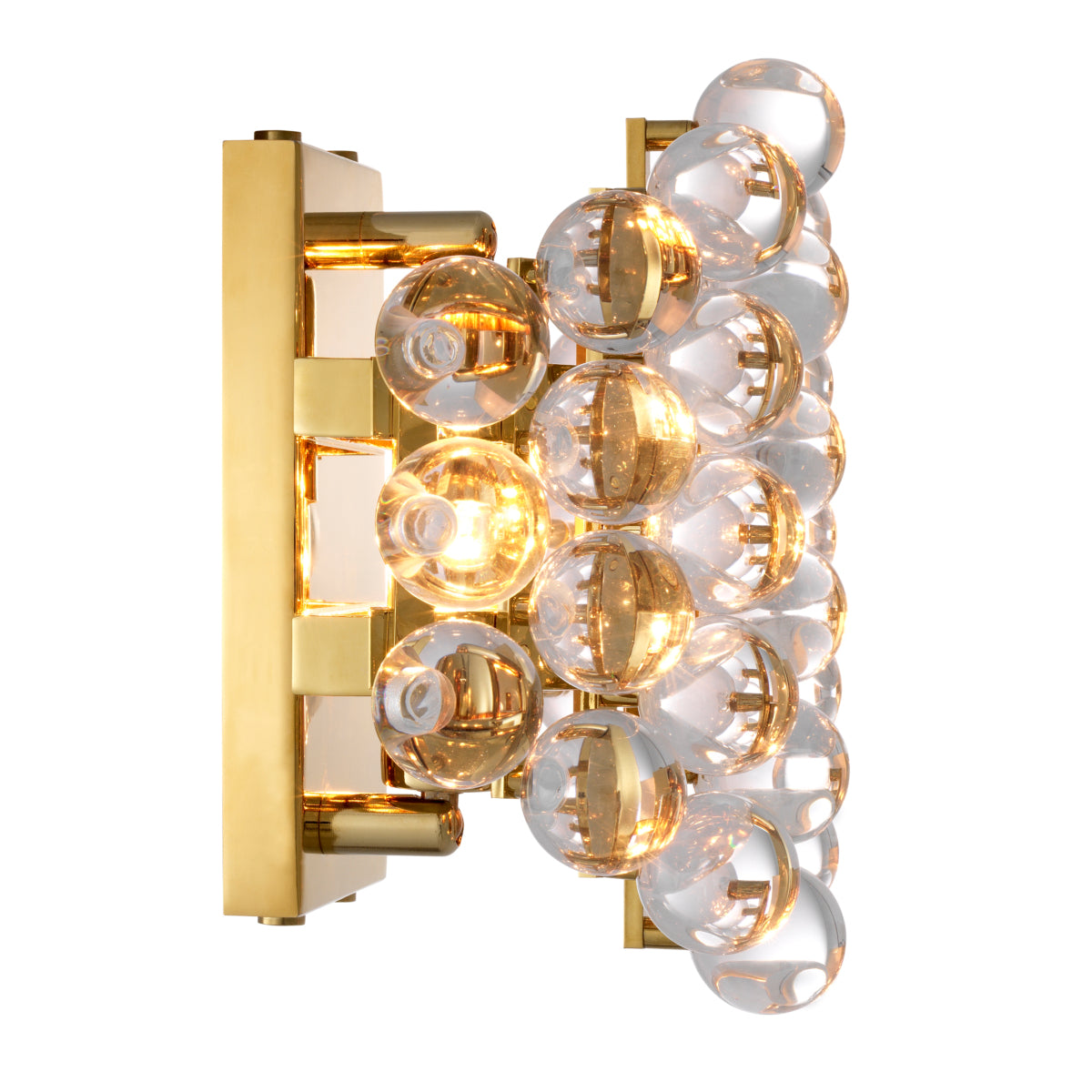 Golden Glass Wall Lamp Mylo | Eichholtzmh.com