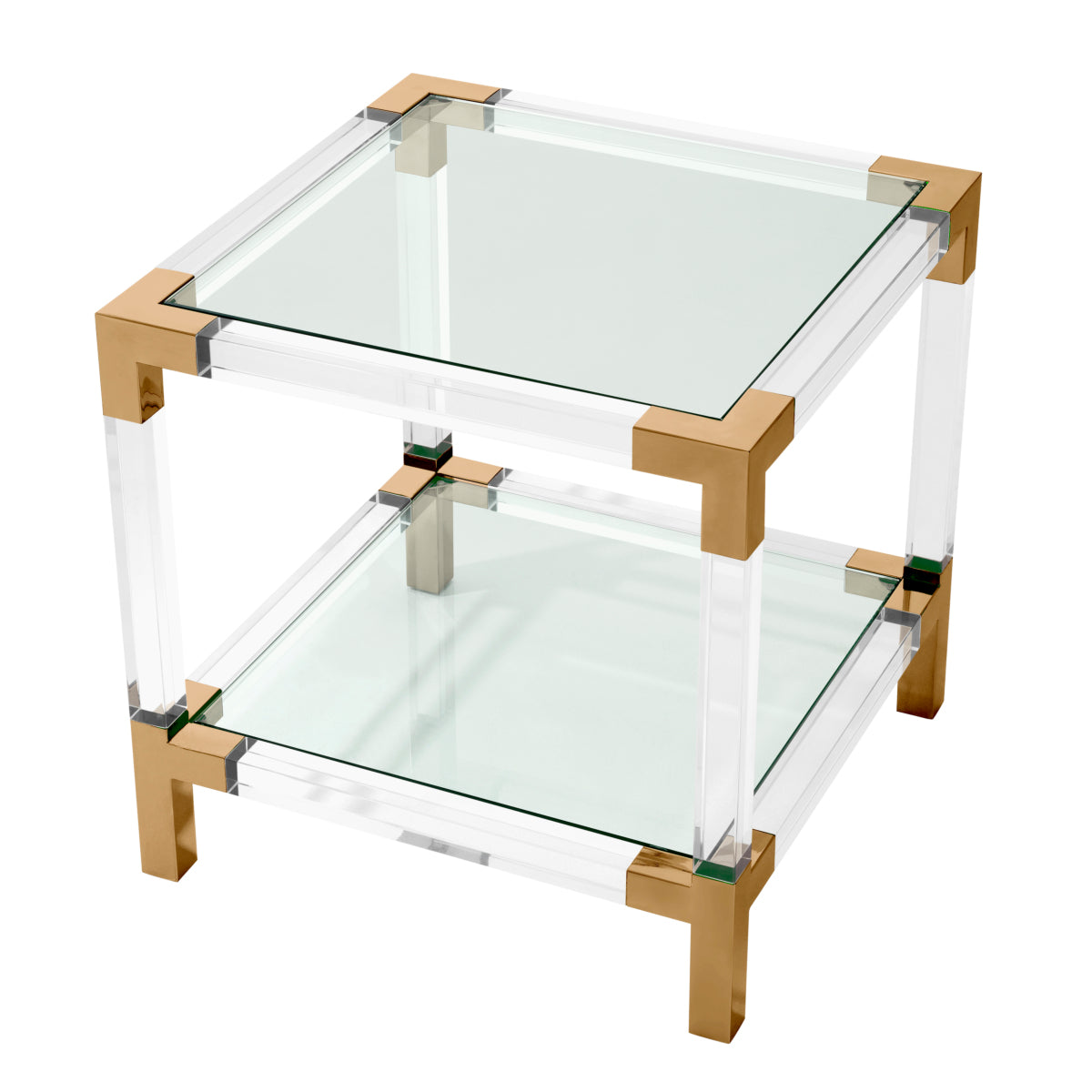Clear Glass Side Table Royalton | Eichholtzmh.com
