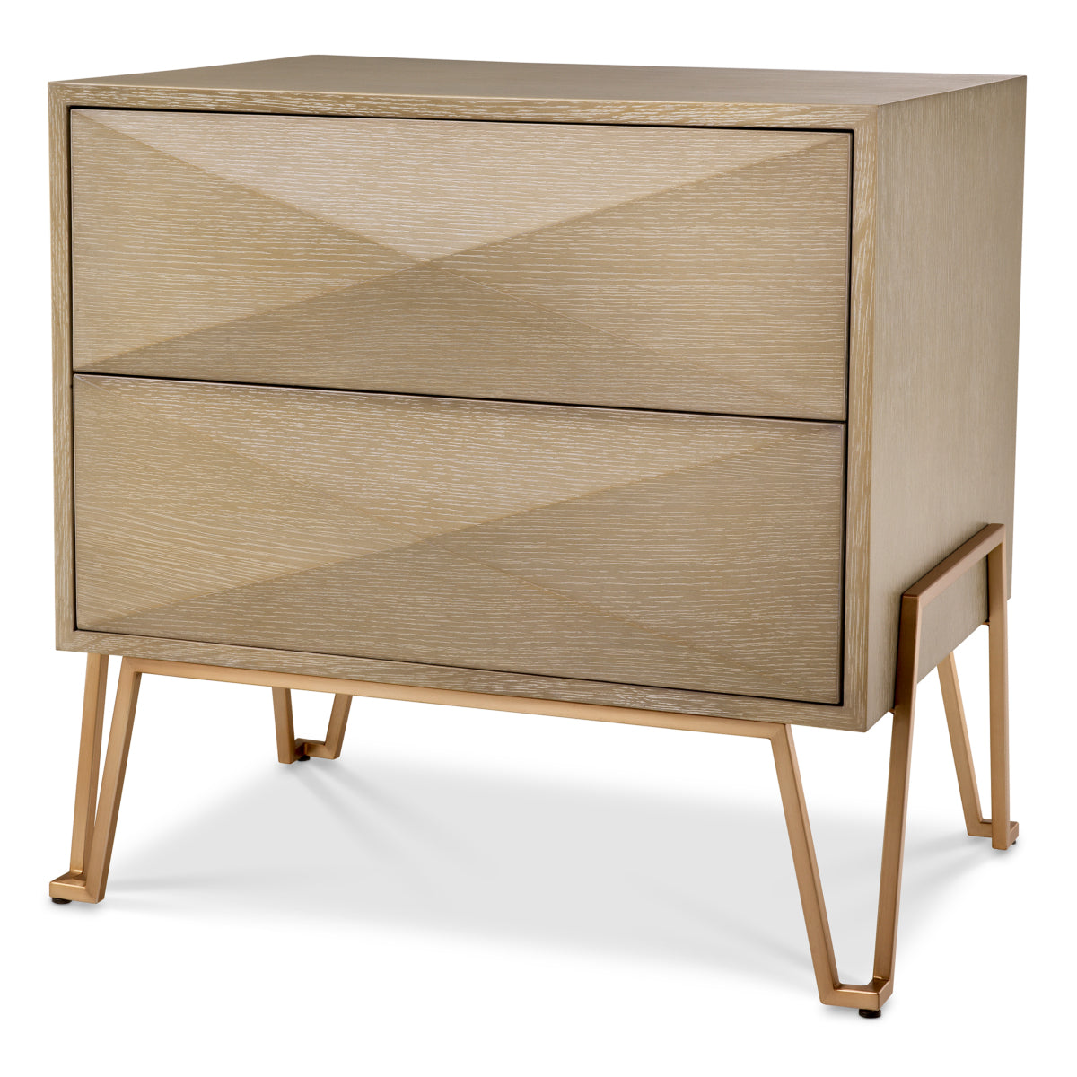 Oak Hairpin Nightstand Highland | Eichholtzmh.com 