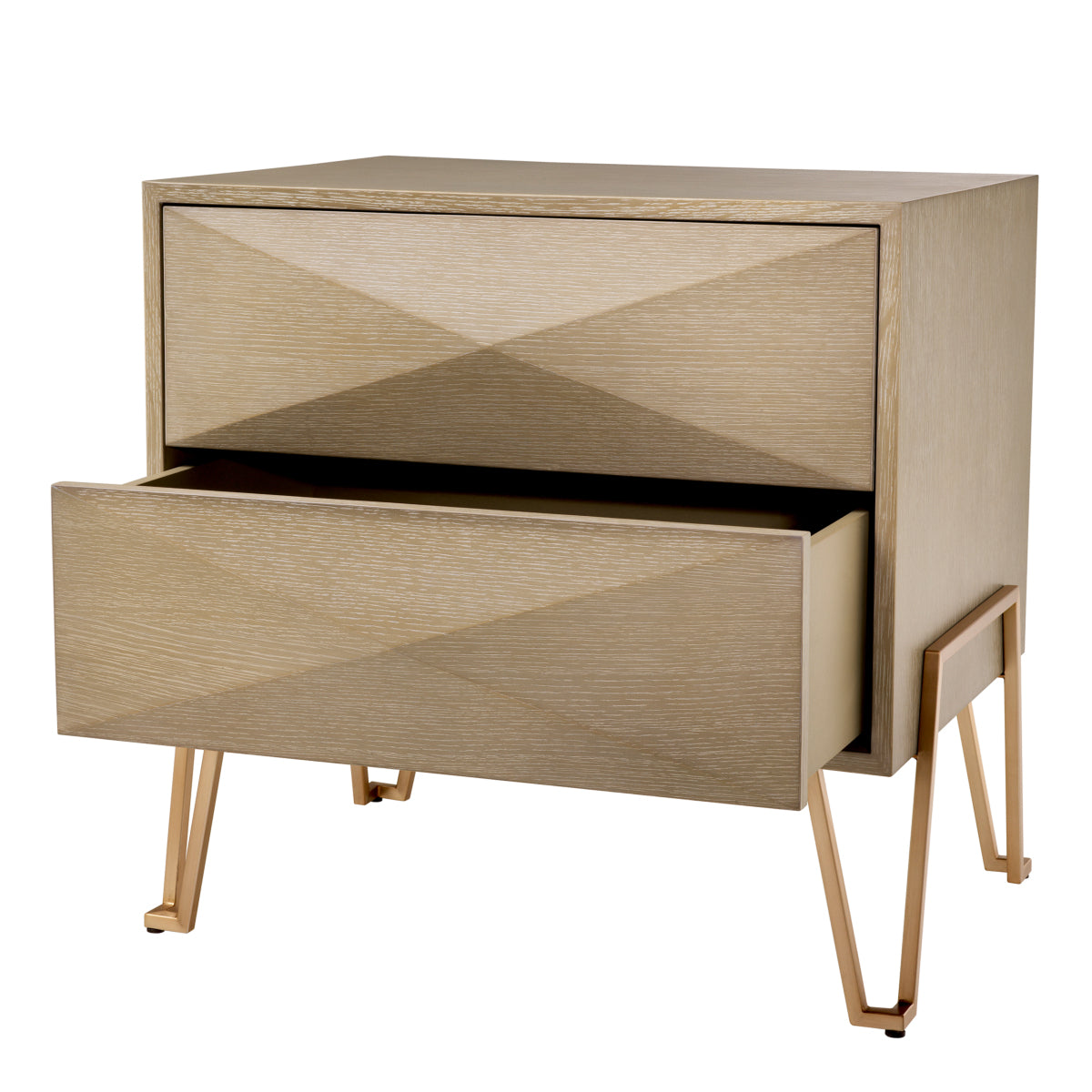 Oak Hairpin Nightstand Highland | Eichholtzmh.com 