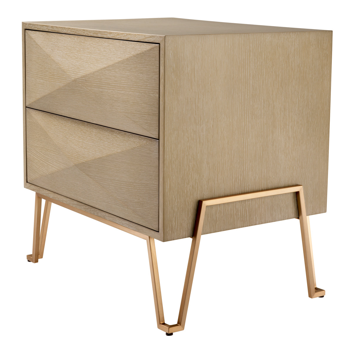 Oak Hairpin Nightstand Highland | Eichholtzmh.com 