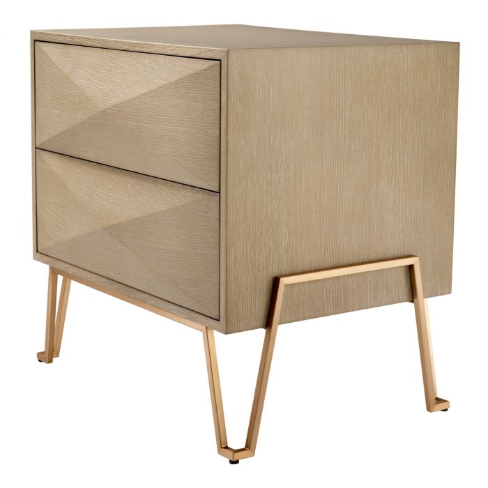 Nightstand Highland washed oak veneer