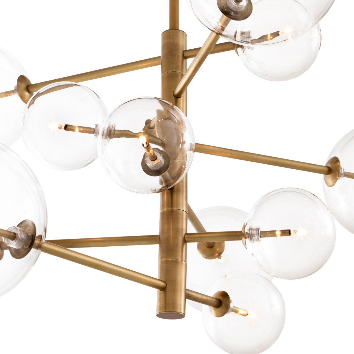 Clear Glass Chandelier Argento S | Eichholtzmh.com